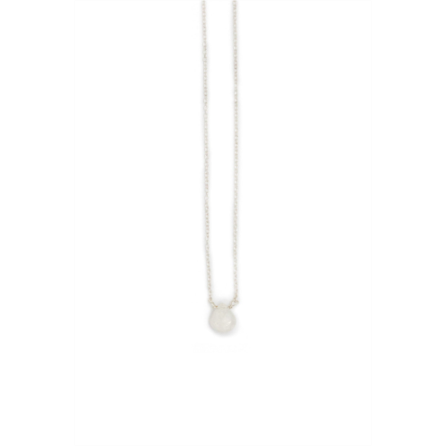 A Blonde and Her Bag stephanie delicate drop demi fine necklace in moonstone
