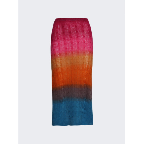 Etro cable-knit midi skirt