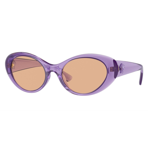 Versace womens 53mm purple transparent sunglasses ve4455u-5353-3-53