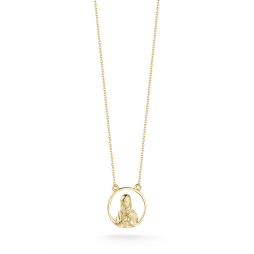 Ember Fine Jewelry 14k gold mary necklace