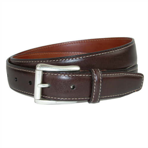 CrookhornDavis ciga calfskin leather casual belt with contrast stitch