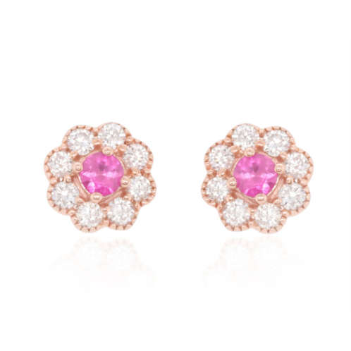 Diana M. diamond earrings