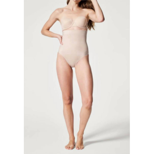 Spanx suit your fancy high waist thong in beige