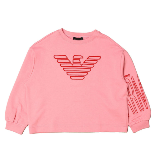 Armani pink logo sweatshirt