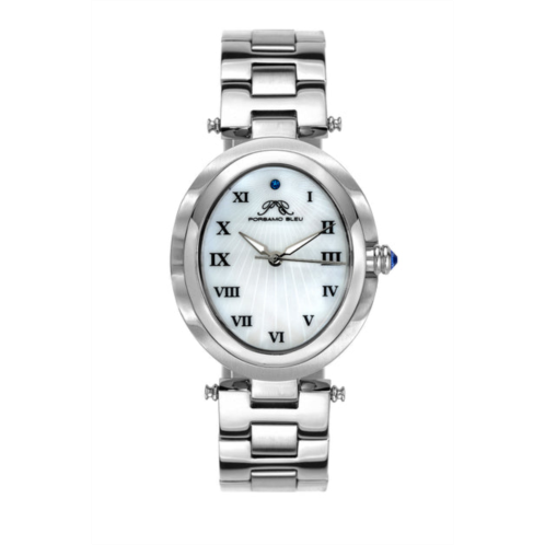 Porsamo Bleu south sea oval womens silver watch