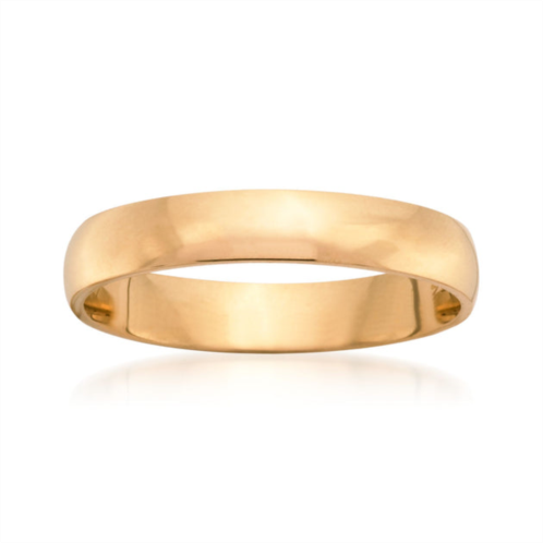 Ross-Simons mens 4mm 14kt yellow gold wedding ring