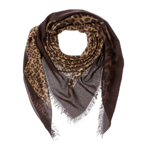 Valentino cashmere & silk-blend scarf