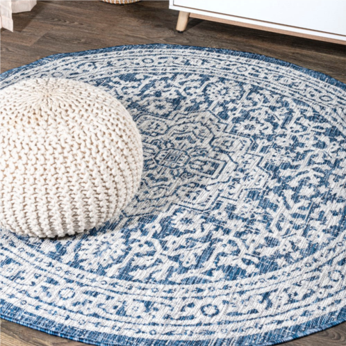 JONATHAN Y sinjuri medallion textured weave indoor/outdoor area rug