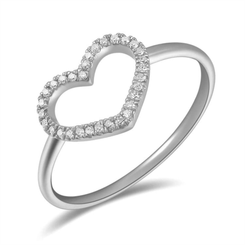 Sabrina Designs 14k gold & diamond heart ring