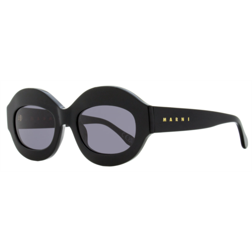 Marni unisex oval sunglasses ik kil cenote 4ie black 53mm