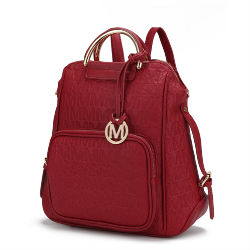 MKF Collection by Mia k. torra milan “m” signature trendy backpack
