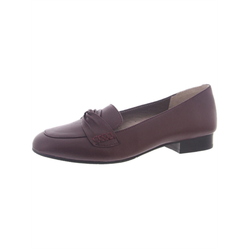 Array layla womens leather twist front loafers