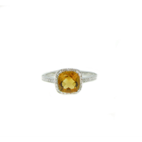 DIANA M. 14k yellow gold 0.10cts. diamond ring