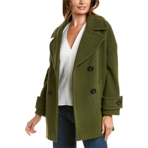 Cinzia Rocca Icons short wool & cashmere-blend coat