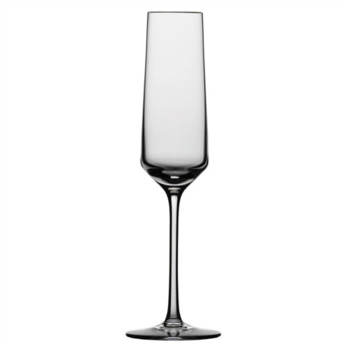 Schott Zwiesel pure tritan crystal champagne flute glass, 7.1 ounce, set of 6