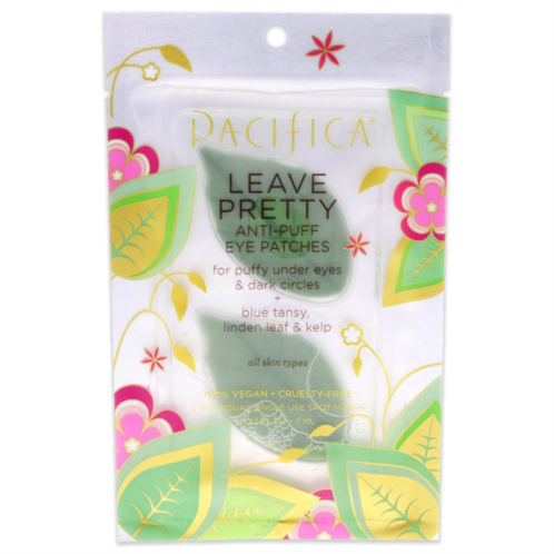 Pacifica leave pretty anti-puff eye patches by for unisex - 1 pair mask