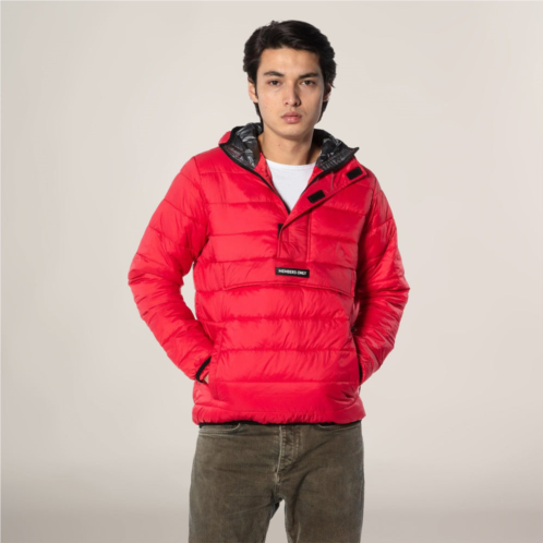 Members Only mens popover puffer jacket
