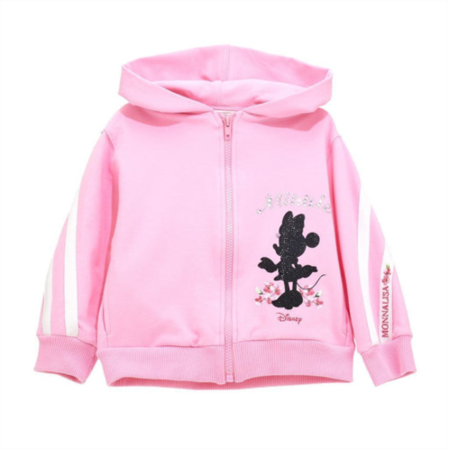 Monnalisa pink minnie mouse hoodie
