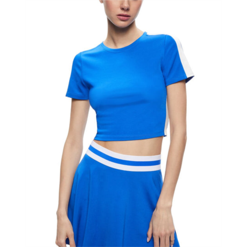 Alice + olivia cindy classic cropped t-shirt