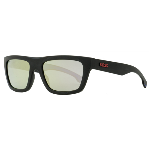 Hugo Boss mens world cup sunglasses b1450s 0vkdc matte black/blue 57mm