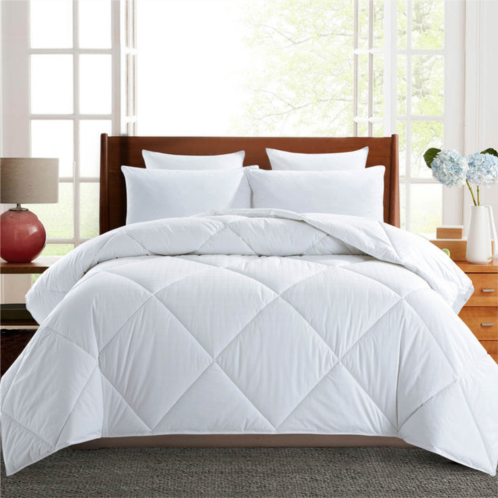 Puredown peace nest all season down alternative comforter with 100% cotton cover