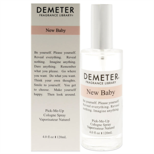 Demeter new baby by for unisex - 4 oz cologne spray