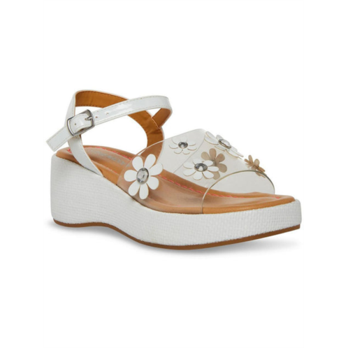 Steve Madden farrah girls embellished floral wedge sandals