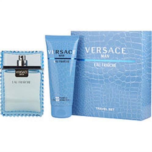 Gianni Versace 199301 3.4 oz mens man eau fraiche eau de toilette spray & shower gel