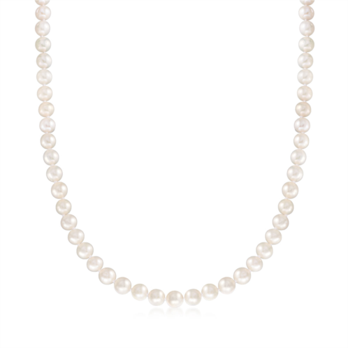 Ross-Simons 7-8mm cultured pearl necklace with 14kt yellow gold