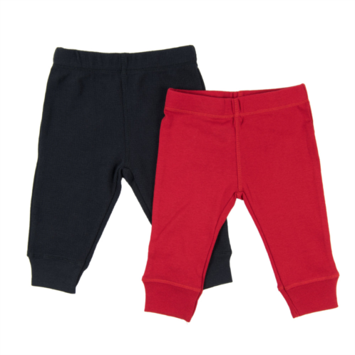 Leveret baby navy crawling pant and colored legging