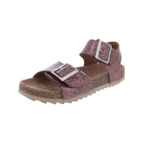 Arizona Jeans Co. nora girls metallic cork footbed sandals