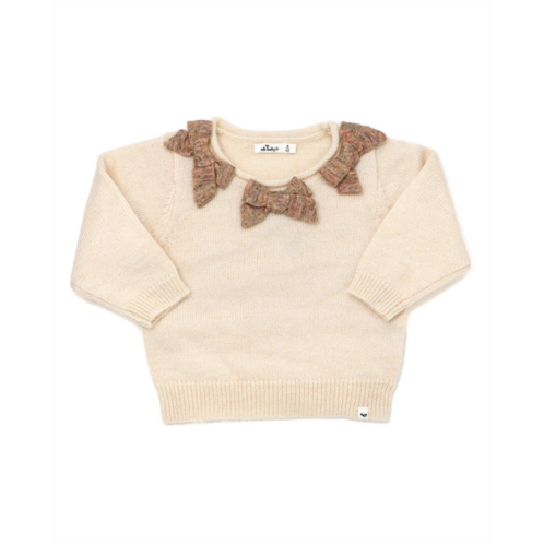 Oh baby! scandi bow wool-blend sweater