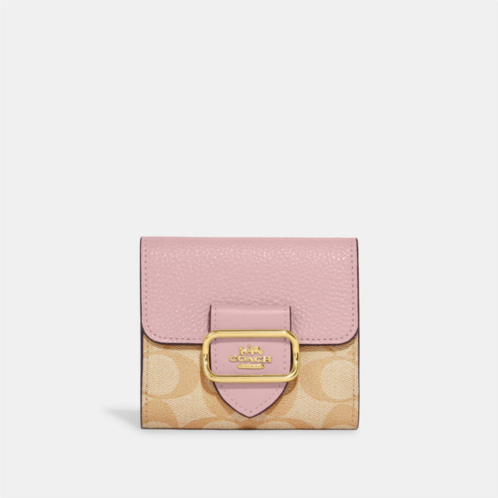 Coach Outlet small morgan wallet in colorblock signature canvas