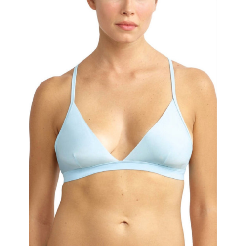 Commando womens crown embroidered bralette in something blue