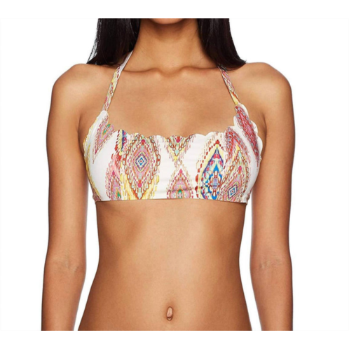 PQ Swim summer patara reversible seamless wave bikini top in multi