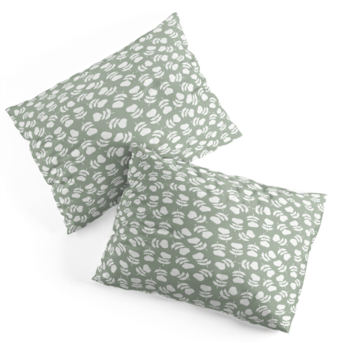 Deny Designs little arrow design co vintage floral sage polyester pillow sham