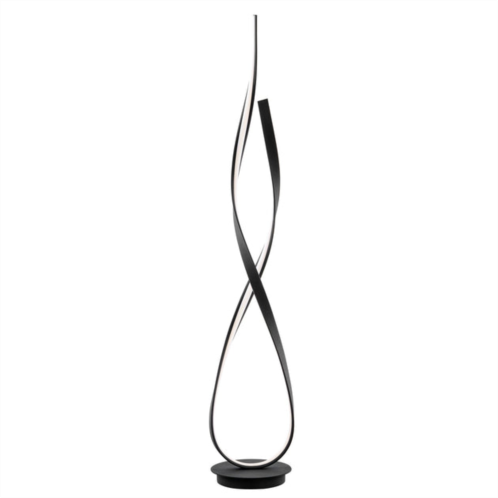 Finesse Decor matte black vienna led 55 tall floor lamp // dimmable