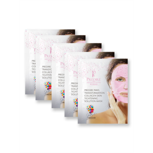 Predire Paris transformation collagen skin tightening solution mask - set of 5 masks