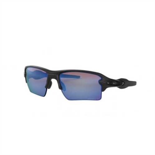 Oakley mens flak 2.0 xl 9188-58 polarized deep water lens sunglasses
