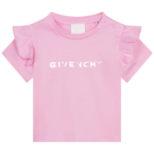Givenchy pink logo t-shirt