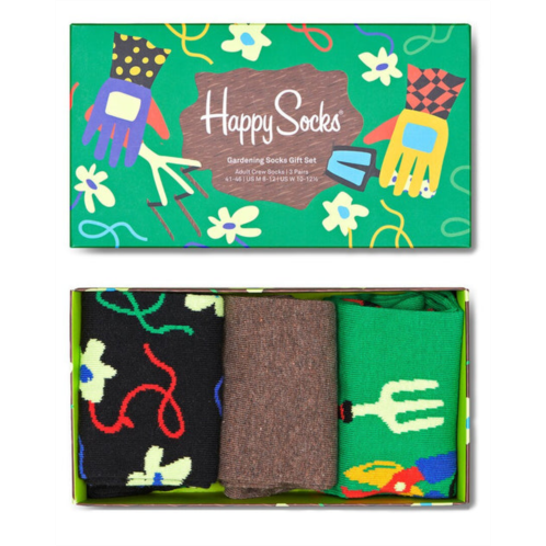 Happy Socks 3pk garden gift set