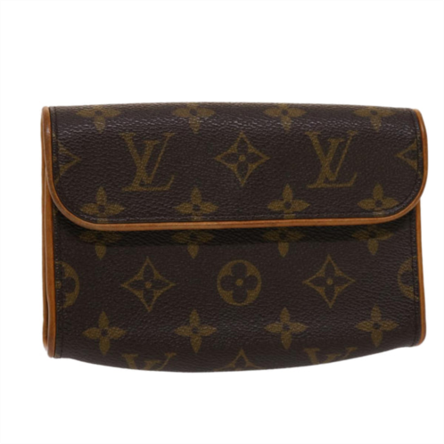 Louis Vuitton pochette florentine canvas clutch bag (pre-owned)