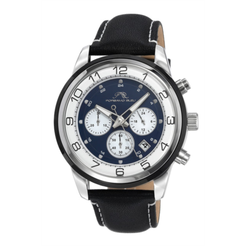 Porsamo Bleu arthur mens chronograph black watch, 1091carl