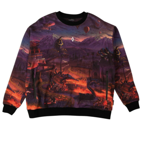 Marcelo Burlon multicolored fantasy crewneck sweatshirt