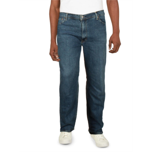 Levi mens slim fit below waist straight leg jeans
