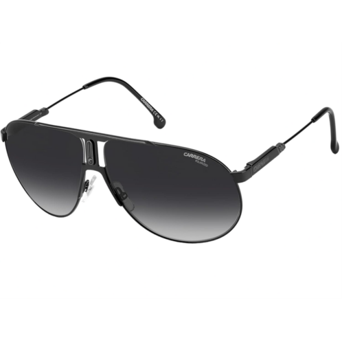 Carrera unisex panamerika65 ruthenium frame gray polarized aviator sunglasses