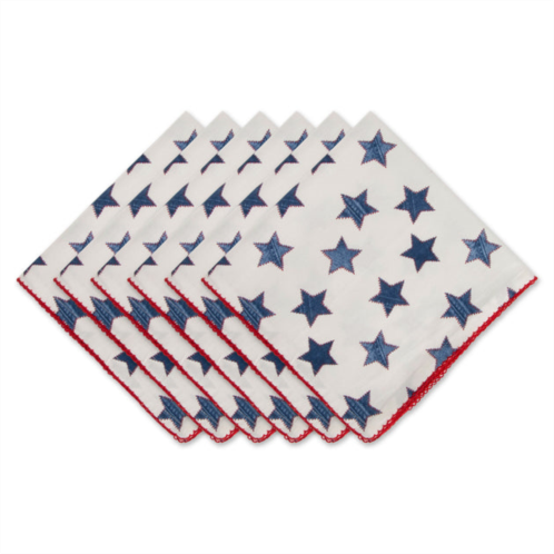 DII american multi stripe napkin (set of 6)