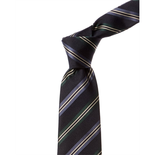 Canali printed silk tie