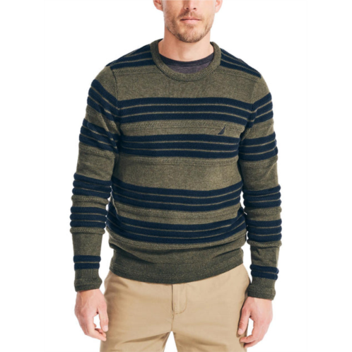 Nautica mens knit cotton crewneck sweater
