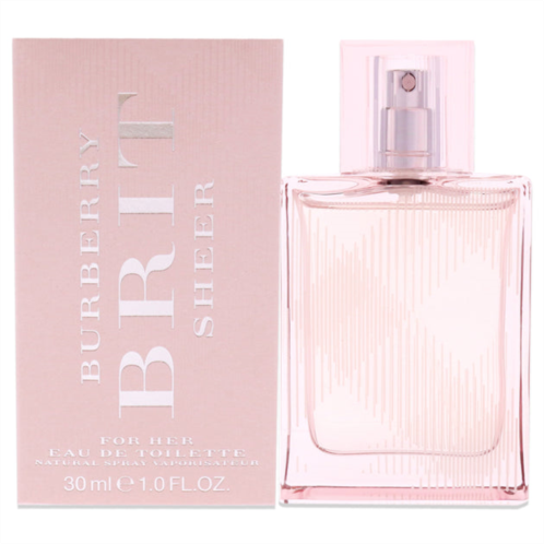 Burberry brit sheer by for women - 1 oz edt spray